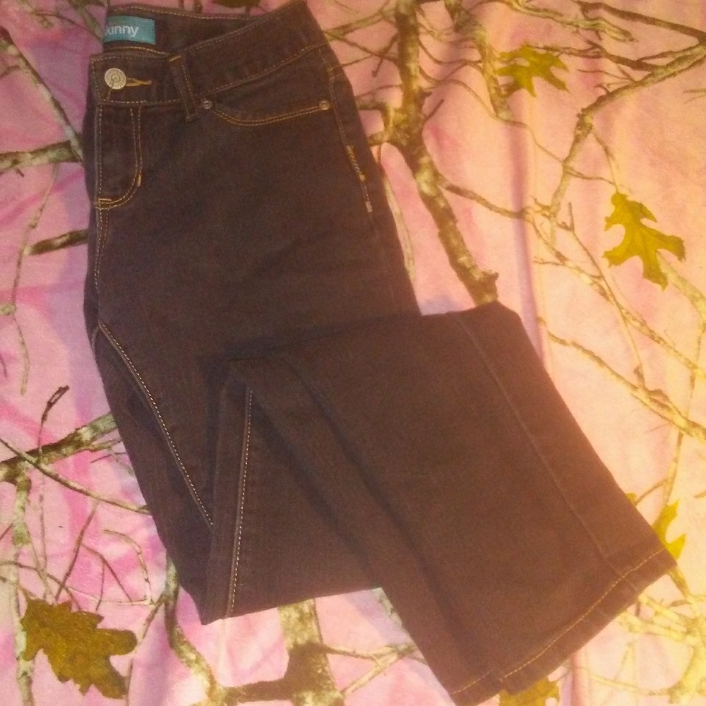 Old Navy Black Stretch 12 Reg Skinny Jeans